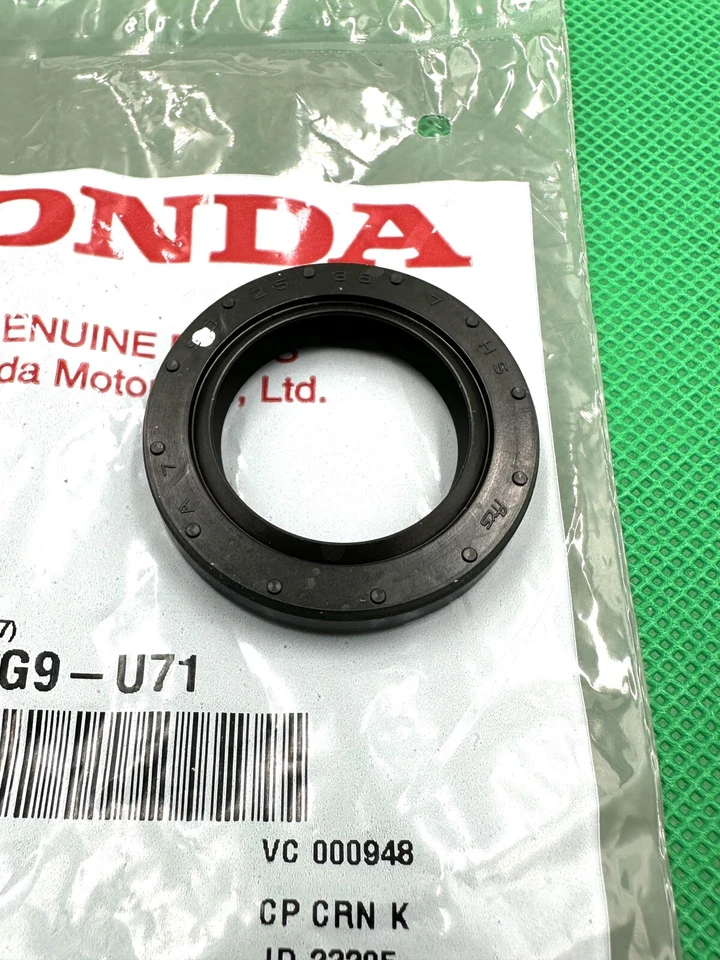 NUEVO sello de aceite genuino HONDA (25x38x7) GXV140 GXV160 HRC216K1 91201-ZG9-U71 OEM Foto 3 de 4