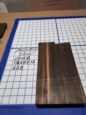 Macassar Ebony/Striped Ebony Turning Wood Blank 7 1/4"x2 "x 12" EBM8