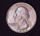 1952-S Washington Quarter — photo from another recent sale