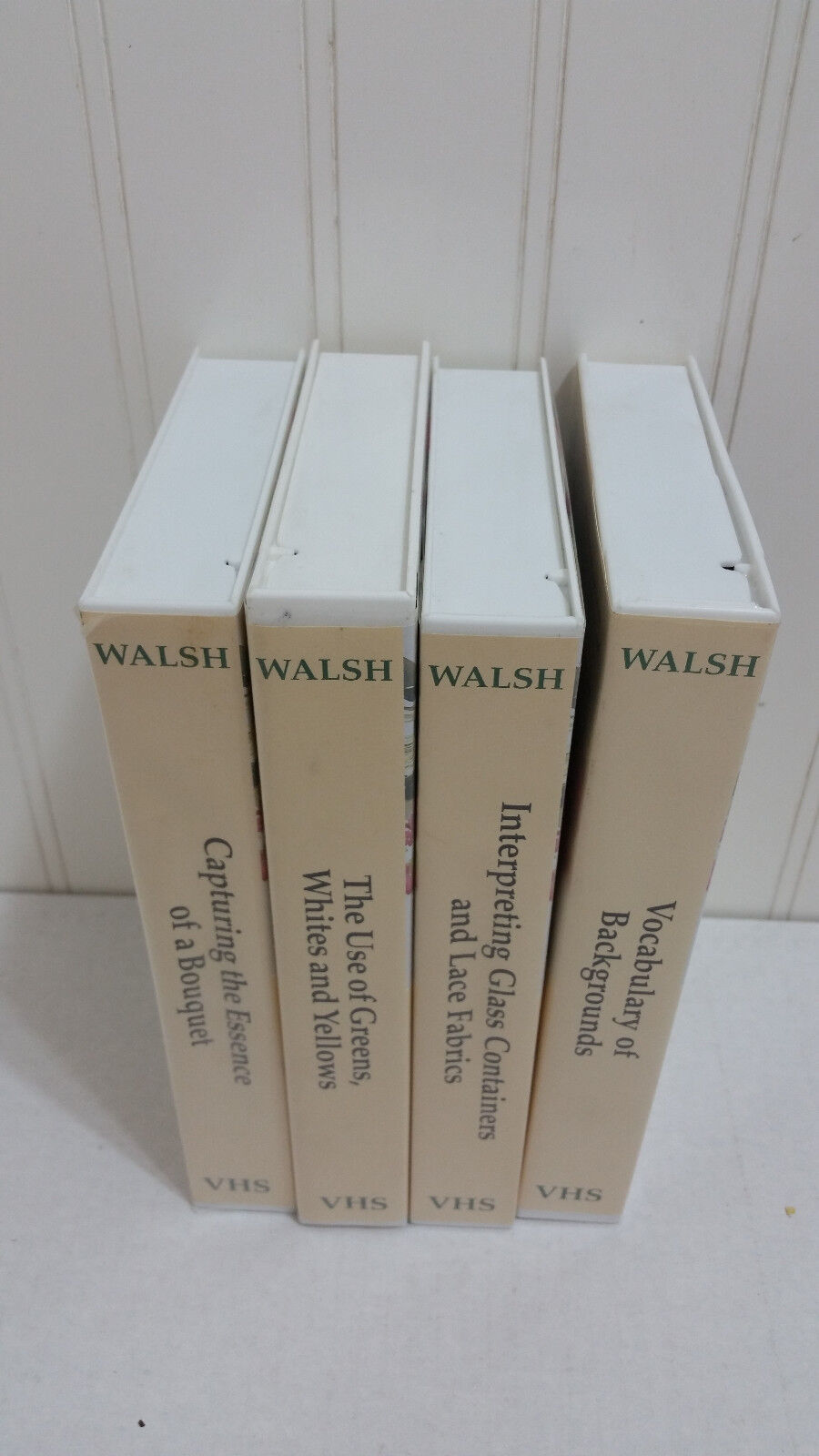 WATERCOLOR WITH JANET WALSH Complete Set 4 VHS Tapes Painting Instruction Videos Popularność 2022