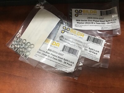 4 gobilda part number 2811-0004-0007 M4 zinc plated hex nuts 25 pack each