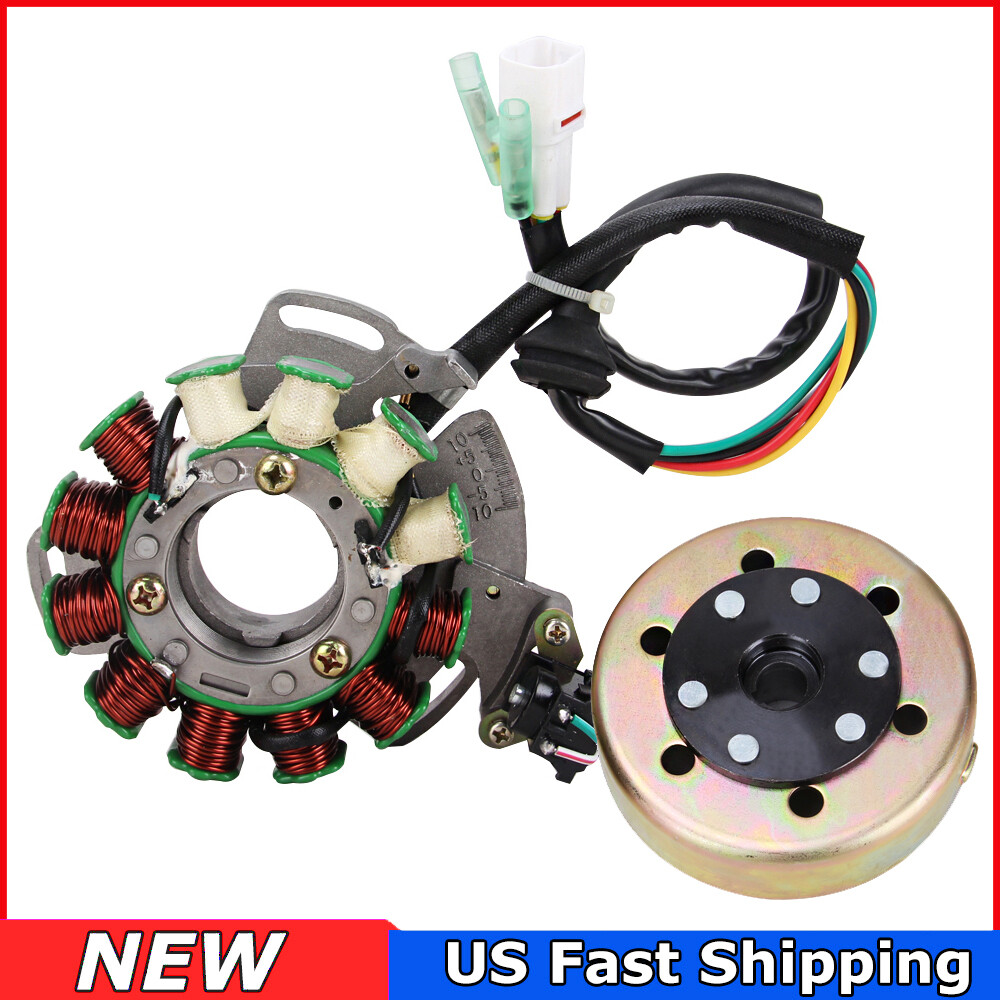 Stator Coil & Flywheel Rotor for Yamaha Banshee 350 YFZ350 1995