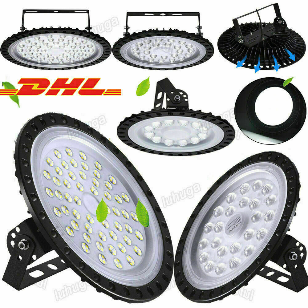 6 Pack 200W UFO Werkstattlampe LED, 30000LM 6000K Superhelle Werkstatt Deckenleuchte, IP65 Wasserdicht Werkstattleuchte, LED Lampe Werkstatt für 6 Pack 200W UFO Werkstattlampe LED, 30000LM 6000K Superhelle Werkstatt Deckenleuchte, IP65 Wasserdicht Werkstattleuchte, LED Lampe Werkstatt für