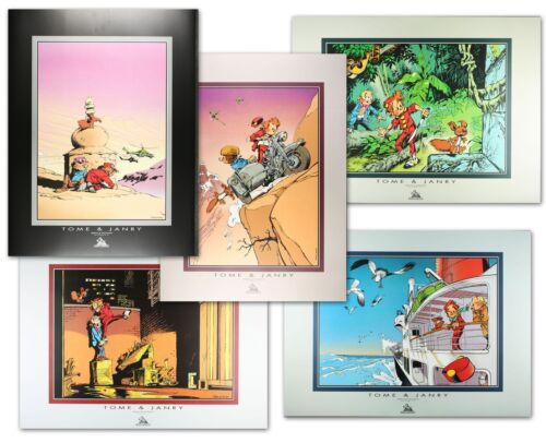 Affiche Offset Spirou et Fantasio Spirou : 5 posters Démons et Merveilles - Foto 1 di 5