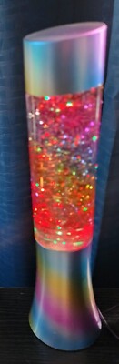 Glitter Lamp. Rainbow Lamp.  Sparkle Lamp. Northern Light Glitter Light.