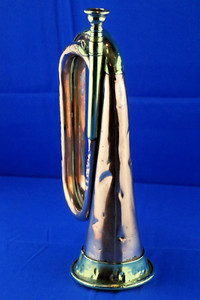 VINTAGE COPPER AND BRASS BUGLE BY DALLAS INSTRUMENTS OF LONDON