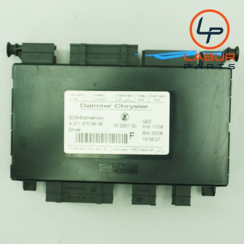 W164 03-12 Mercedes CLS E GL ML SLK Class Front Left Seat Control Module K1088 - Bild 1 von 5