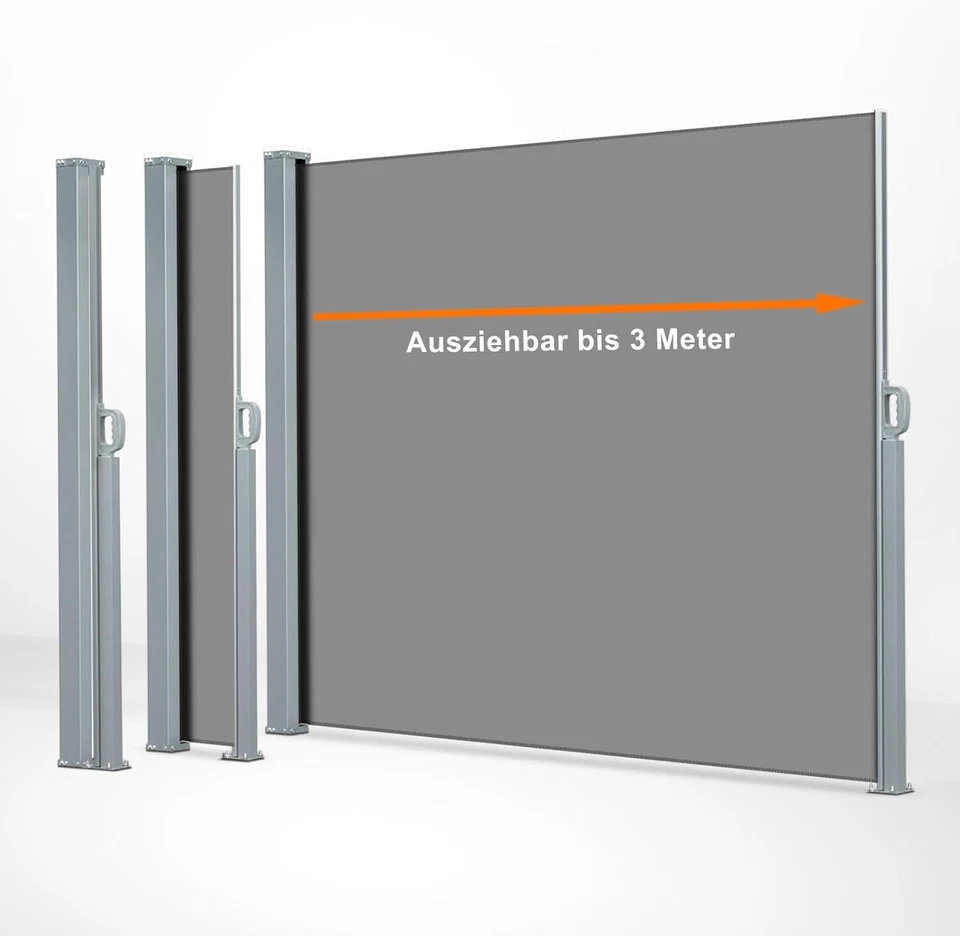 Store Latéral Wandmarkise Gigogne Marquise Brise-Vue Coupe-Vent Terrasse - Photo 4/4