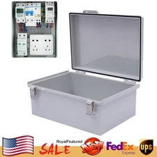 Electrical Junction Box Waterproof ABS Plastic Outdoor Enclosure Case Dustproof