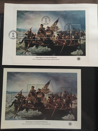 Scott # 1688, 24 Cent Washington Crossing Delaware, u.a. FDC