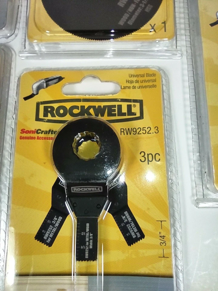 Rockwell Sonicrafter Orig LOT RW9126  RW9251.3  RW9118  RW9119  RW9252.3  RW9113 - Image 3 of 4