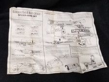 Vintage 1975 Ricochet Racers Spider Man Set  MARVEL COMICS  Instructions Only