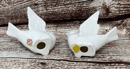 5 Vintage Napcoware White Porcelain / China Bird Figurines OMC Japan - Picture 16 of 17