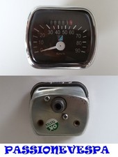 CONTACHILOMETRI NERO 90 KM/H PER VESPA 150 STRUZZO VL1T VL2T VL3T 125 FARO BASSO