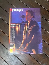 Vintage Michelob presents Steve Winwood on Tour Poster Schedule 19"x28" 1988