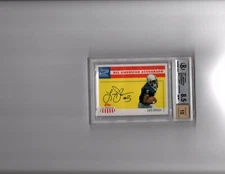 '03 Topps All American Larry Johnson #AA-LJ Autograph Graded Beckett 8.5 10 Aut