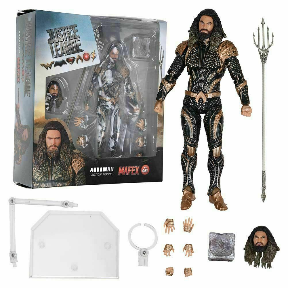 DC Comics Mafex NO 061 Aquaman Justice League PVC Action DC Comics Mafex NO 061 Aquaman Justice League PVC Action