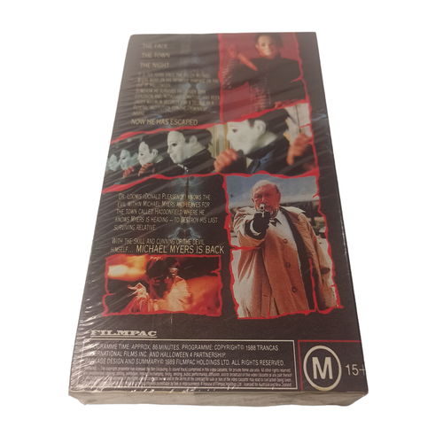 Halloween 4 Return of Michael Myers Horror VHS 1988 Unedited Version Filmpac - Picture 17 of 24