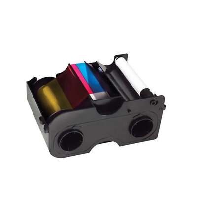 Fargo 45010 YMCKOK Ribbon 200 Prints - DTC1000/1250e - Full Color & Black Resin