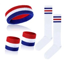 Wrist Sweatbands Sports Wristband Cotton Sweat Band Soccer Socks for Men Women