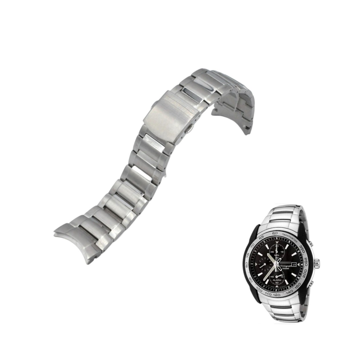 SNAB95 7T62-0HT0 26mm Stainless Steel Watch Bracelet For Seiko | eBay