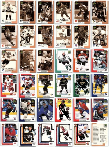 1999-00 UD MCDONALDS RETRO COMPLETE 36 HOCKEY CARD SET LOT Jagr Roy Hasek