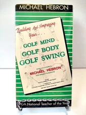 Building And Improving Your Golf Mind, Body, Swing (VHS 1993) Michael Hebron NEW