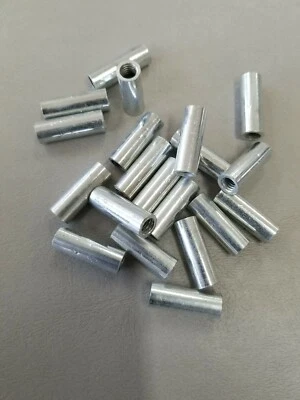 ARCTIC CAT 20pcs M6x 1.0x22.5 long Threaded Insert Tube Adapter Steel Round Connector Nut