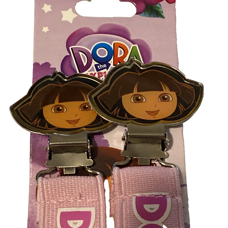 Clips de manopla Dora The Explorer color rosa para edades 2+ Nick Jr. NUEVO Foto 3 de 4