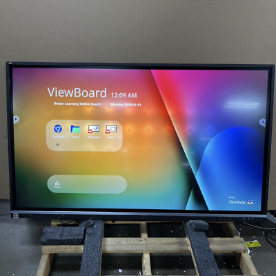 PICKUP! ViewSonic IFP6550 65'' 4K Interactive Touchscreen Display Monitor TV