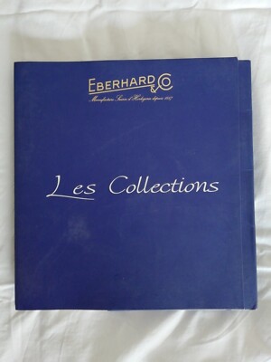 Eberhard & Co - Uhrenkatalog in Französisch und Italienisch - Ed. Eberhard & Co
