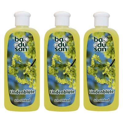 3er Pack Badusan Badezusatz Schaumbad Lindenblüte 3 x 500 ml