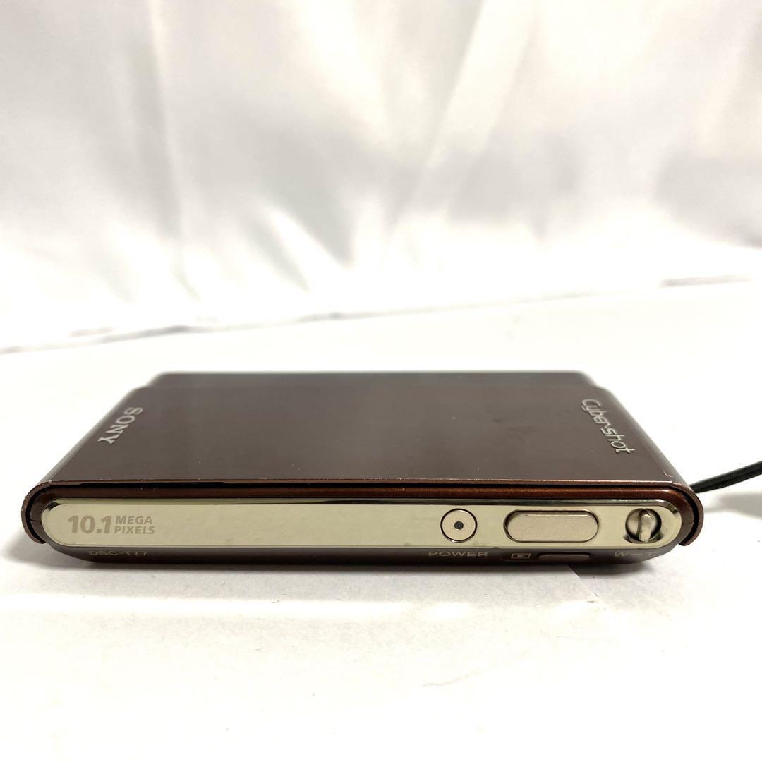 SONY DSC-T77 Digital Camera Brown Cyber Shot 4.0x Optical Zoom | eBay