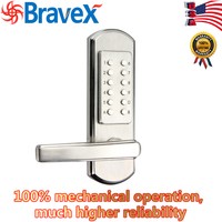 Keyless Mechanical Code Keypad Door Lock Password Entry Security System Left & R Keyless Mechanical Code Keypad Door Lock Password Entry Security System Left & R