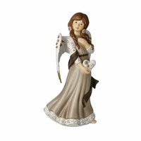 Goebel Dekofigur Engel Aus Tiefstem Herzen, Steingut, Bunt, 29 Cm, 41645111