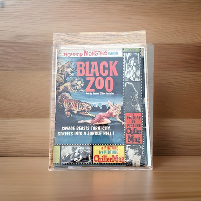Black Zoo 1963 Horror Monsters Chiller Mag Movie Photo Story Charlton
