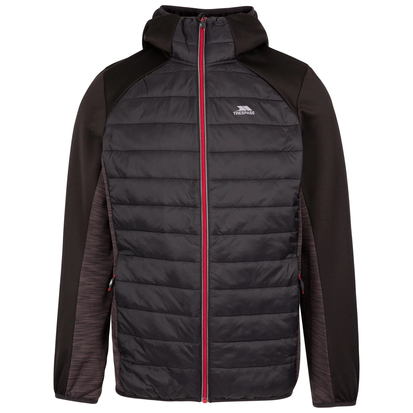 Trespass Mens Active Jacket Lightly Padded Body 2 Zip Pockets Darwood
