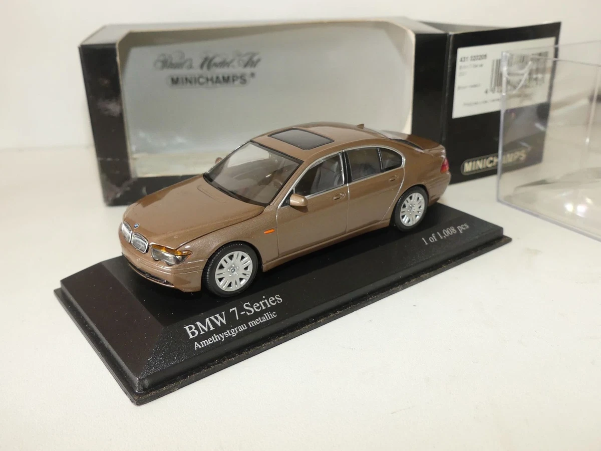 Miniature BMW 735i Gama 1/43 - Marron Métal Avec Boîte D'origine