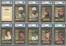 1994 Wheels High Gear MEGA GOLD Complete Set, 13 Cards & Coa 💎 All Graded