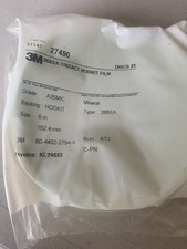 3m Trizact Hookit Film Disc 268xa A35 3mil Green 6 In X Nh 27490. 100 Discs