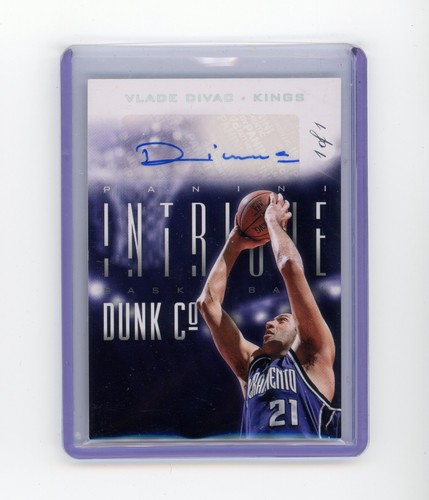 2013-14 Panini Intrigue Vlade Divac #2 Dunk Company Signatures Auto 1/1 HOF