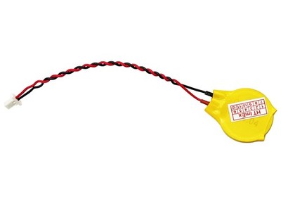 RTC CMOS Batterien BIOS CR 2032 3V mit Kabel - Anschluss 5 x 2,35mm Stecker
