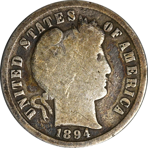 1894-P Barber Dime