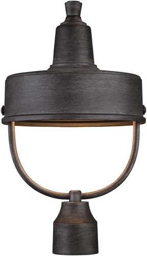 DESIGNERS FOUNTAIN 33146-WP Portland-DS Outdoor 17.5 in H, Weathered Pewter  - Picture 1 of 6