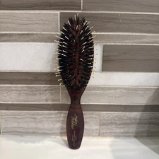 Travel Size Frederic Fekkai Natural Bristle Hair Brush, Made In France