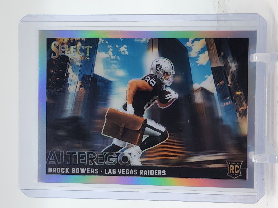 BROCK BOWERS 2024 SELECT ALTER EGO ROOKIE SILVER PRIZM SSP RC Q0027
