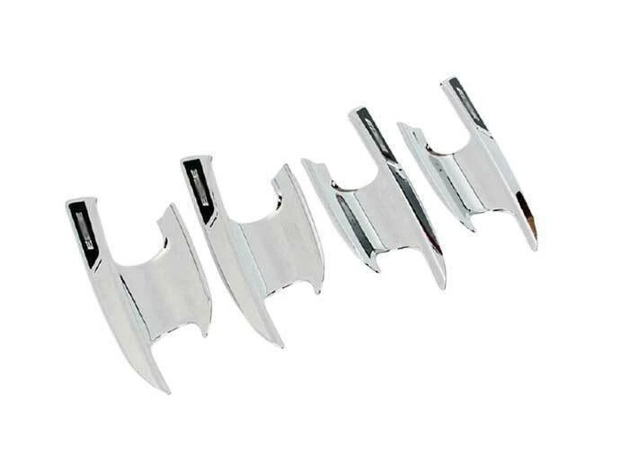 Ajuste para Ford Edge 2015-2021 hoja cromada exterior puerta lateral tazón cubierta moldura 4 piezas Foto 2 de 4