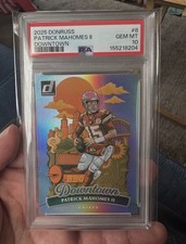 2025 Panini Donruss - Downtown! Patrick Mahomes II PSA 10 investment card! 