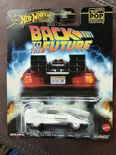 Back To The Future Time Machine 1:64 Hot Wheels Premium  Real Riders