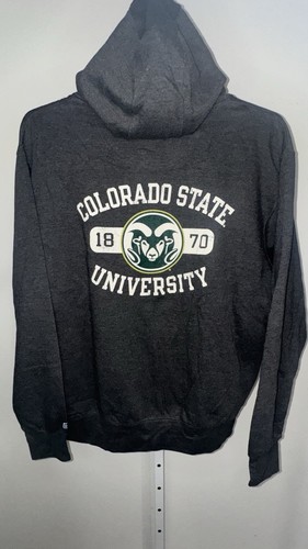 Colorado State University Kapuzenpullover mit Reißverschluss Größe LRG von Blue84 Logo auf der Rückseite neu ohne Etikett - Bild 5 von 7